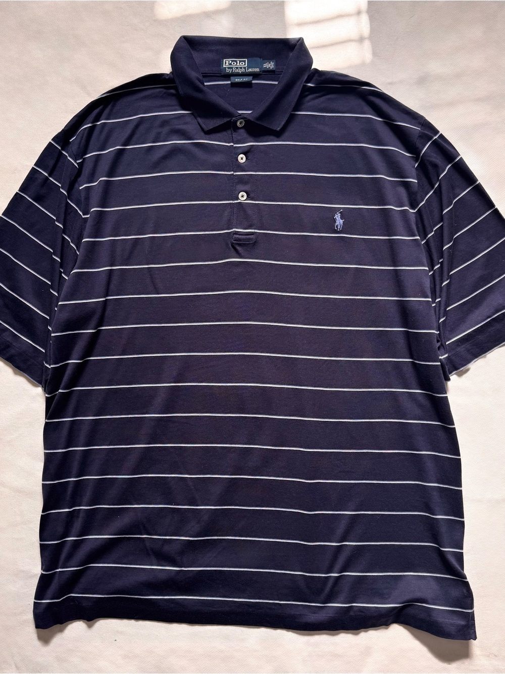 Ralph Lauren Polo Golf Vintage Navy Stripes XL